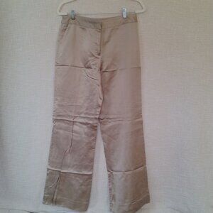 Etcetera Size 4 Wide Leg Linen-Bland Pants